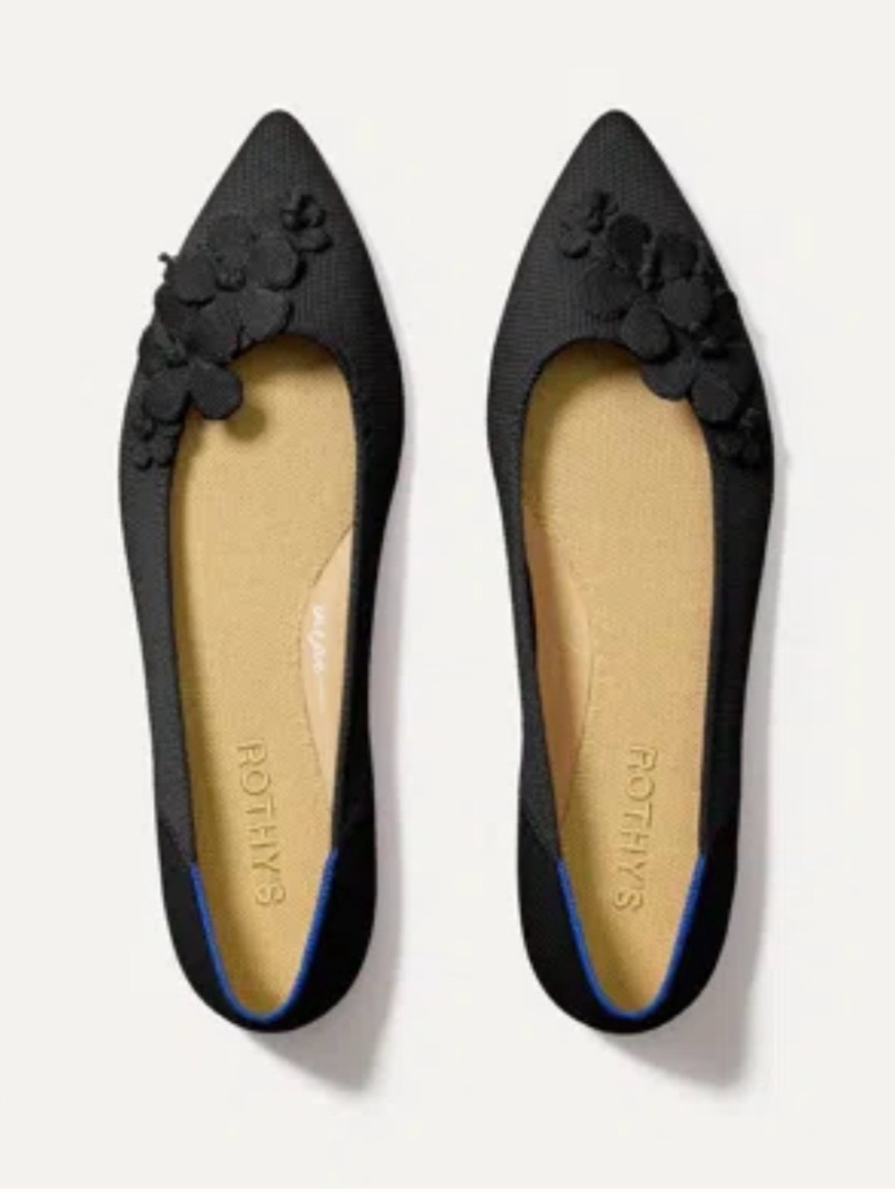 Rothy's black petal point II